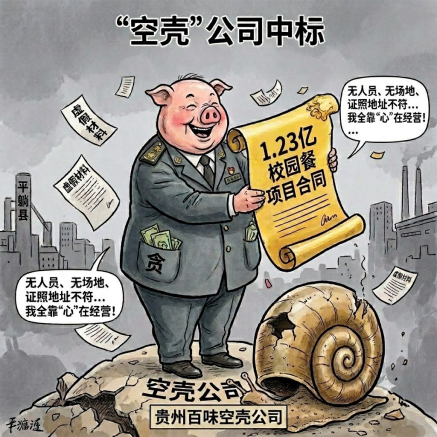 贵州平塘县2.48亿校园餐招标乱象调查：谁在给空壳公司一路绿灯？