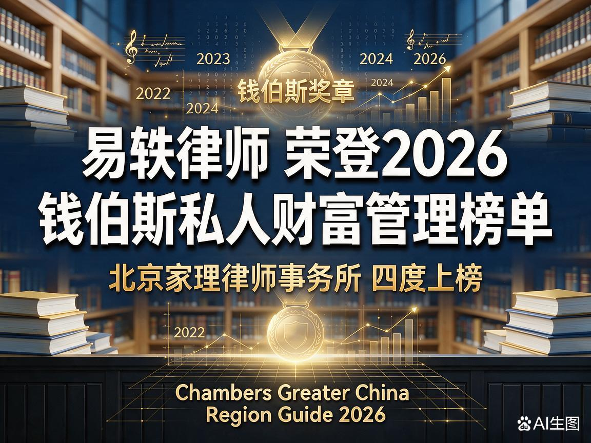 易轶律师荣登2026年钱伯斯私人财富管理榜单：精品婚姻家事律所四度上榜